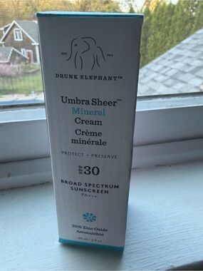 Drunk Elephant Umbra Sheer Mineral Cream SPF 30
